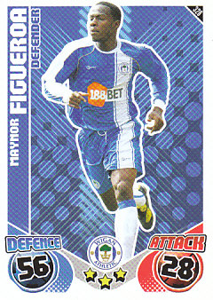 Maynor Figueroa Wigan Athletic 2010/11 Topps Match Attax #328